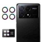 For Xiaomi Poco X6 Pro ENKAY Hat-Prince 9H Rear Camera Lens Aluminium Alloy Tempered Glass Film(Colorful)