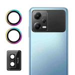For Xiaomi Poco X5 ENKAY Hat-Prince 9H Rear Camera Lens Aluminium Alloy Tempered Glass Film(Colorful)