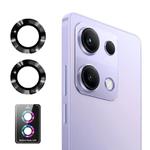 For Redmi Note 14S ENKAY Hat-Prince 9H Rear Camera Lens Aluminium Alloy Tempered Glass Film(Black)
