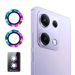 For Redmi Note 14S ENKAY Hat-Prince 9H Rear Camera Lens Aluminium Alloy Tempered Glass Film(Colorful)