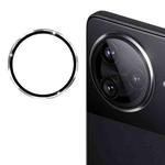 For Redmi K80 / K80 Pro ENKAY Hat-Prince 9H Rear Camera Lens Aluminium Alloy Tempered Glass Film(Silver)