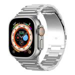 For Apple Watch Ultra 2 49mm I-Shaped Titanium Watch Band(Sliver)