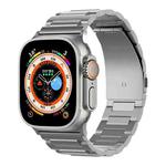 For Apple Watch Ultra 49mm I-Shaped Titanium Watch Band(Grey)