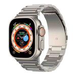 For Apple Watch Series 9 45mm I-Shaped Titanium Watch Band(Titanium)