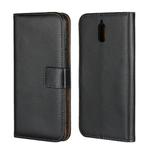 Leather Horizontal Flip Holster for Nokia 3.1 ,with Magnetic Clasp and Bracket and Card Slot and Wallet(Black)