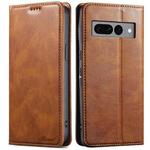 For Google Pixel 7 Suteni J02 Oil Wax Wallet Leather Phone Case(Brown)