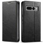 For Google Pixel 7 Pro Suteni J02 Oil Wax Wallet Leather Phone Case(Black)