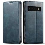 For Google Pixel 6 Pro Suteni J02 Oil Wax Wallet Leather Phone Case(Blue)