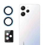 For Xiaomi Redmi 12 4G ENKAY Hat-Prince 9H Rear Camera Lens Aluminium Alloy Tempered Glass Film(Blue)