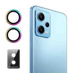 For Xiaomi Redmi Note 12 5G ENKAY Hat-Prince 9H Rear Camera Lens Aluminium Alloy Tempered Glass Film(Colorful)