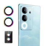 For vivo V29 5G ENKAY Hat-Prince 9H Rear Camera Lens Aluminium Alloy Tempered Glass Film(Colorful)