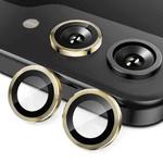 For Samsung Galaxy Z Flip6 ENKAY Hat-Prince 9H Rear Lens Aluminium Alloy Tempered Glass Film(Golden)