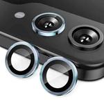 For Samsung Galaxy Z Flip6 ENKAY Hat-Prince 9H Rear Lens Aluminium Alloy Tempered Glass Film(Light Blue)