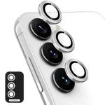 For Samsung Galaxy A16 5G ENKAY Hat-Prince 9H Rear Camera Lens Aluminium Alloy Tempered Glass Film(Silver)