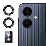 For Samsung Galaxy A06 4G ENKAY Hat-Prince 9H Rear Camera Lens Aluminium Alloy Tempered Glass Film(Black)