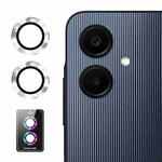 For Samsung Galaxy A06 4G ENKAY Hat-Prince 9H Rear Camera Lens Aluminium Alloy Tempered Glass Film(Silver)