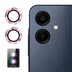 For Samsung Galaxy A06 4G ENKAY Hat-Prince 9H Rear Camera Lens Aluminium Alloy Tempered Glass Film(Pink)