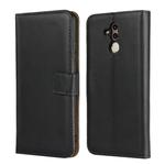 Leather Horizontal Flip Holster for Huawei Mate 20 Lite / Maimang 7 with Magnetic Clasp and Bracket and Card Slot and Wallet(Black)