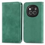 For Honor Magic6 Retro Skin Feel Magnetic Flip Leather Phone Case(Green)