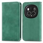 For Honor Magic6 Pro Retro Skin Feel Magnetic Flip Leather Phone Case(Green)