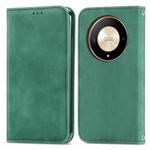 For Honor X9b Retro Skin Feel Magnetic Flip Leather Phone Case(Green)