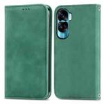 For Honor X50i Retro Skin Feel Magnetic Flip Leather Phone Case(Green)