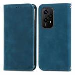 For Honor 200 Lite Global Retro Skin Feel Magnetic Flip Leather Phone Case(Blue)