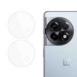 For OnePlus Ace 3 / 12R 2pcs ENKAY 9H Rear Camera Lens Tempered Glass Film(Transparent)