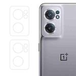 For OnePlus Nord CE 2 5G 2pcs ENKAY 9H Rear Camera Lens Tempered Glass Film(Transparent)