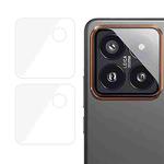For Xiaomi 14 Pro 2pcs ENKAY Hat-Prince 9H Rear Camera Lens Tempered Glass Film(Transparent)