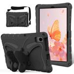 For Samsung Galaxy Tab A7 10.4 T509 Butterfly Bracket EVA Shockproof Tablet Case(Black)