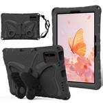 For Samsung Galaxy Tab S7 T870 Butterfly Bracket EVA Shockproof Tablet Case(Black)