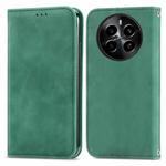 For Realme 13 Pro Retro Skin Feel Magnetic Flip Leather Phone Case(Green)