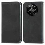 For Realme 13 Pro Retro Skin Feel Magnetic Flip Leather Phone Case(Black)