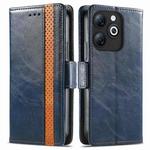 For Infinix Smart 8 CaseNeo Splicing Dual Magnetic Buckle Leather Phone Case(Blue)