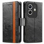 For Infinix Zero 30 4G CaseNeo Splicing Dual Magnetic Buckle Leather Phone Case(Black)