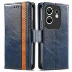 For Infinix Zero 30 4G CaseNeo Splicing Dual Magnetic Buckle Leather Phone Case(Blue)
