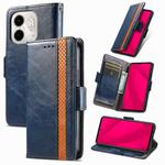 For Infinix Smart 9 CaseNeo Splicing Dual Magnetic Buckle Leather Phone Case(Blue)