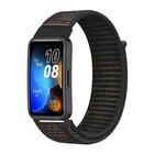 For Huawei Watch Band 9 / 9 NFC Nylon Loop Hook and Loop Fastener Watch Band(Black)