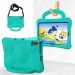 For Lenovo Tab K10 TB-X6C6F 10.3 Handle Football Shaped EVA Shockproof Tablet Case(Mint Green)