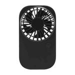 F11 Portable Rechargeable Hanging Neck Fan Cooling Handheld Fan 3 Speeds Desk Fan(Black)