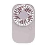 F11 Portable Rechargeable Hanging Neck Fan Cooling Handheld Fan 3 Speeds Desk Fan(Pink)