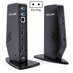 WAVLINK UG69PD5 USB-C HD 60Hz Monitor Adapter Dual 4K Display Docking Station, Plug:EU Plug