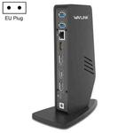 WAVLINK WL-UG69DK5 Laptop Dual 5K / 4K 60Hz Monitor Adapter USB 3.0 Docking Station, Plug:EU Plug