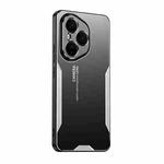For Honor 400 Pro Global Blade Series TPU Hybrid Metal Phone Case(Silve)