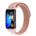 For Huawei Band 8 / 9 Loop Nylon Watch Band(Pink)