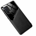 For OPPO K9 All-inclusive Leather Organic Glass Phone Case(Black)