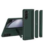 For Samsung Galaxy Z Fold6 5G 2 in 1 Holder Shockproof Phone Case with Pen Slot(Green)