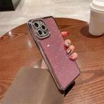 For iPhone 14 Pro Max Diamond Glitter TPU Phone Case(Pink)