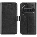 For Nothing Phone 3a R64 Texture Horizontal Flip Leather Phone Case(Black)